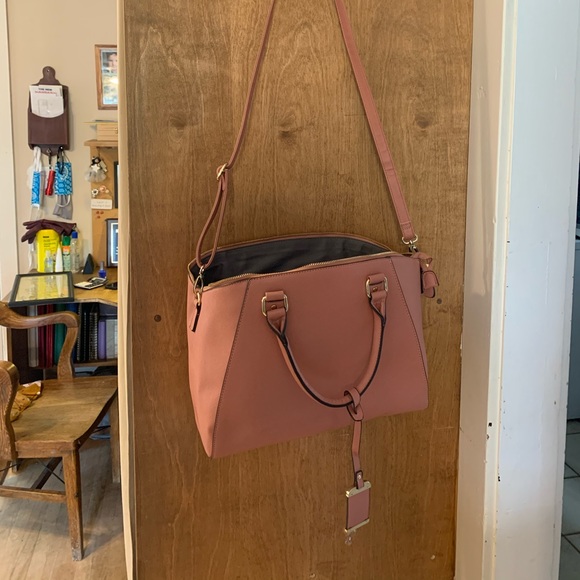 Bohemian Rose blush crossbody/ handbag - Picture 1 of 5